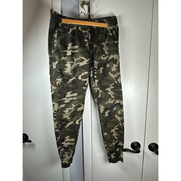 RSQ Camo Stretch Drawstring Double Pocket Jogger Pants Size M - Picture 5 of 9